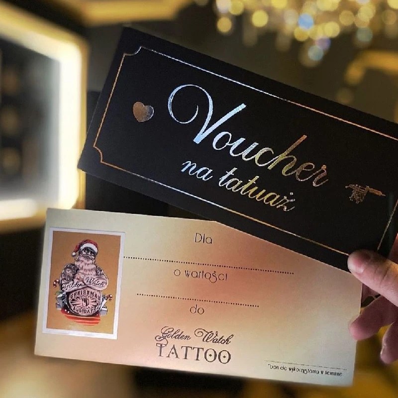 Voucher na tatuaż w Golden Watch Tattoo